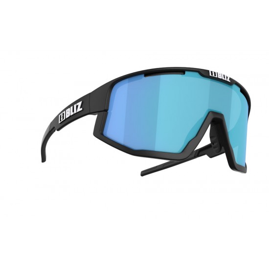 Bliz Fusion Matt Black - Blue Lens